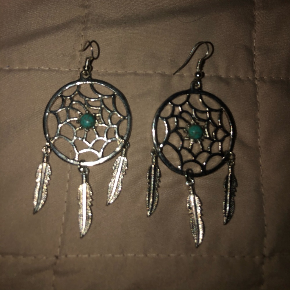 Dream catcher earrings